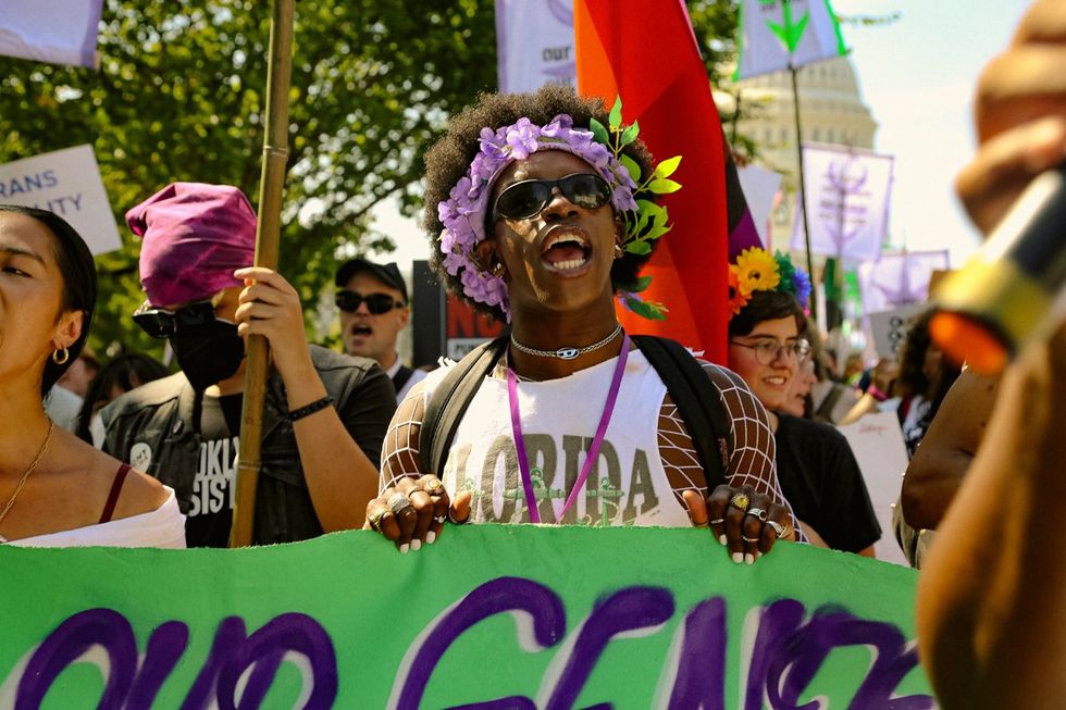 ADVOCATE MAGAZINE photo gallery gender liberation march september 2024