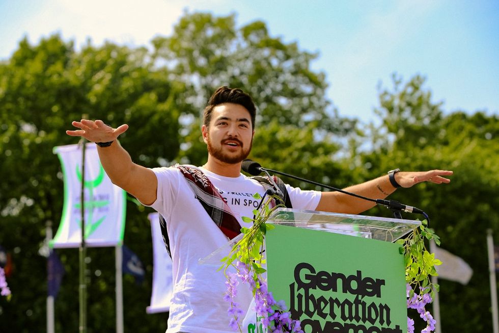 ADVOCATE MAGAZINE photo gallery gender liberation march september 2024