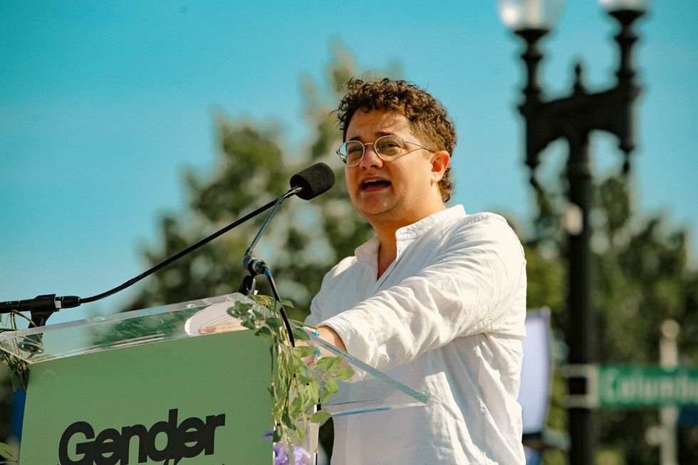 ADVOCATE MAGAZINE photo gallery gender liberation march september 2024