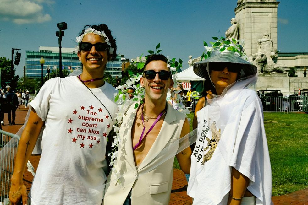 ADVOCATE MAGAZINE photo gallery gender liberation march september 2024