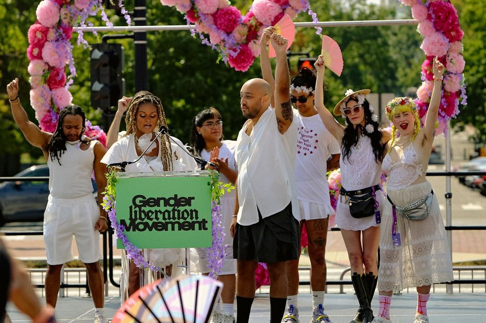 ADVOCATE MAGAZINE photo gallery gender liberation march september 2024