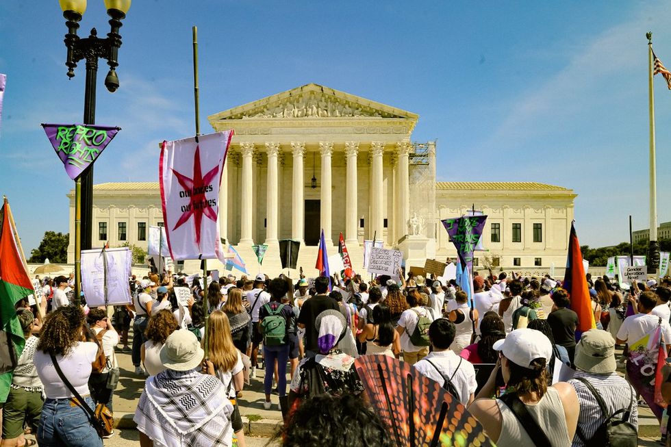 ADVOCATE MAGAZINE photo gallery gender liberation march september 2024