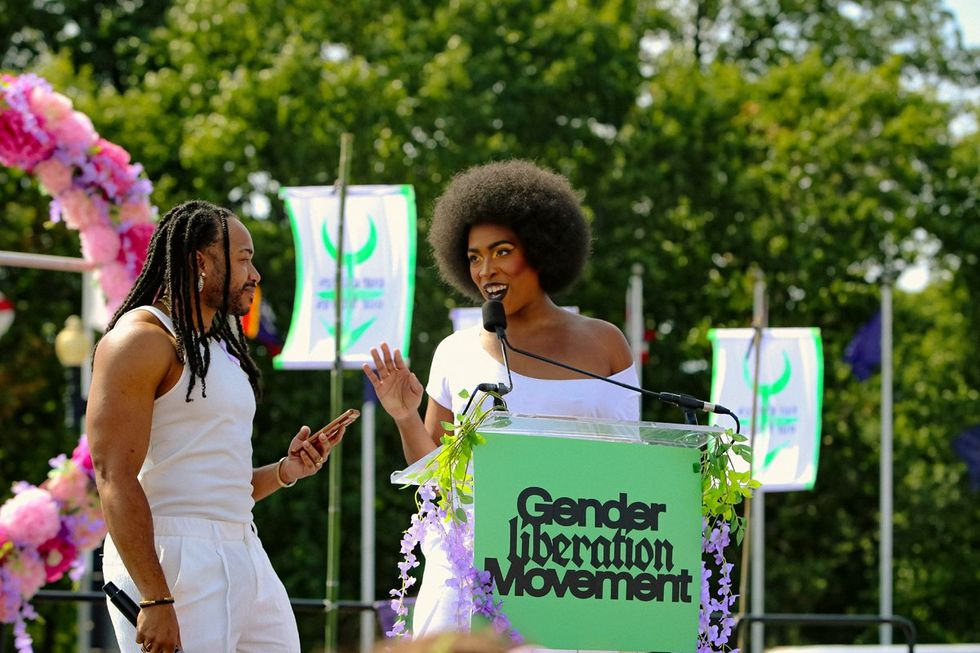 ADVOCATE MAGAZINE photo gallery gender liberation march september 2024