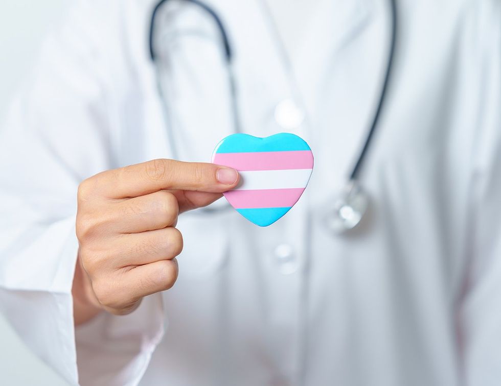 ADVOCATE MAGAZINE photo gallery list Kamala Harris Donald Trump stance LGBTQ issues Gender affirming care