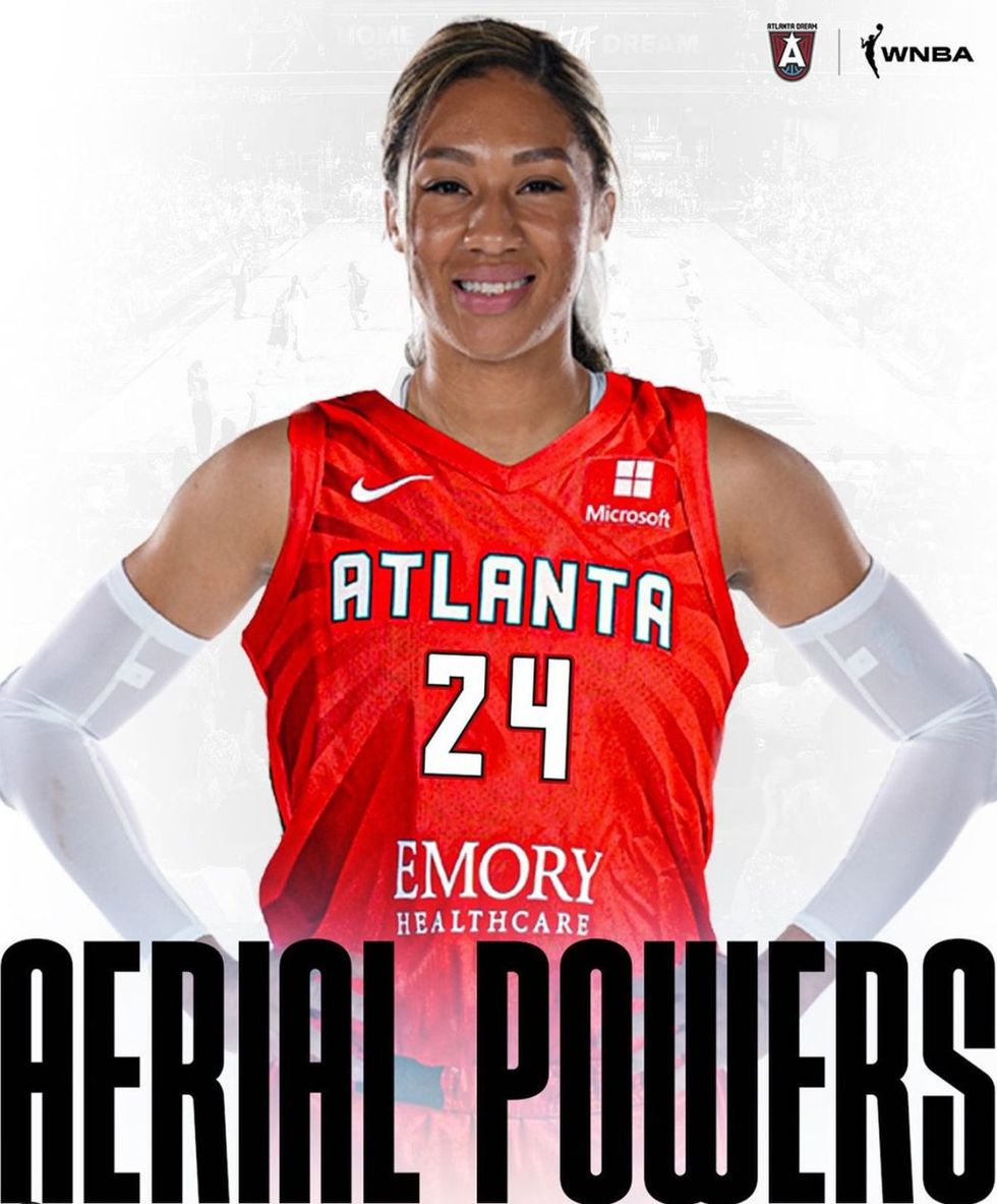 Aerial Powers Atlanta Dream photo gallery queer women 2024 WNBA womens professional basketball league