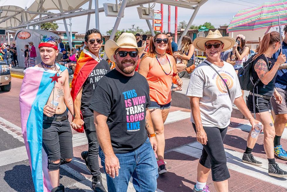 Albuquerque Pride mounted their 42nd annual PrideFest celebrating the LGBTIQ community in New Mexico.