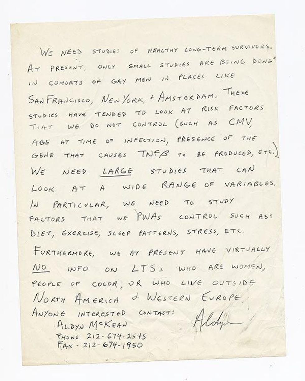 ALDYN MCKEAN, ACT UP New York, NYC 1992