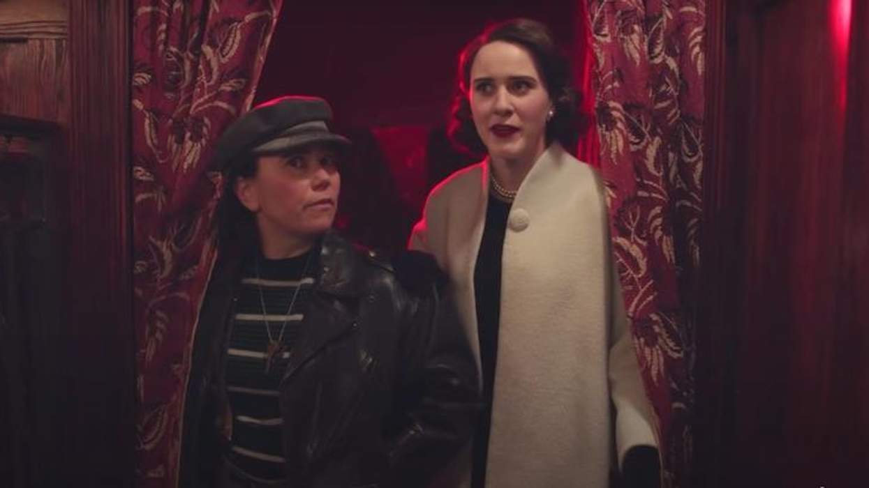 Alex Borstein and Rachel Brosnahan