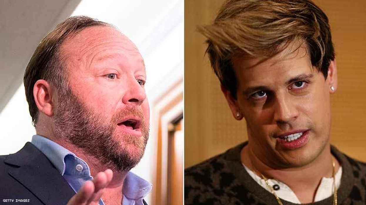 Alex Jones and Milo Yiannopoulos
