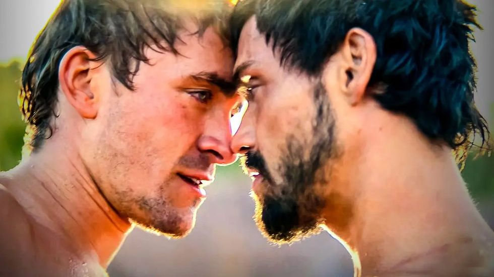 Alexander Hephaestion almost kiss netflix show