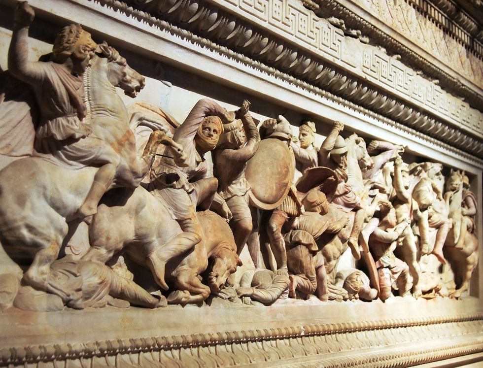 Alexander the great ancient greek Sarcophagus