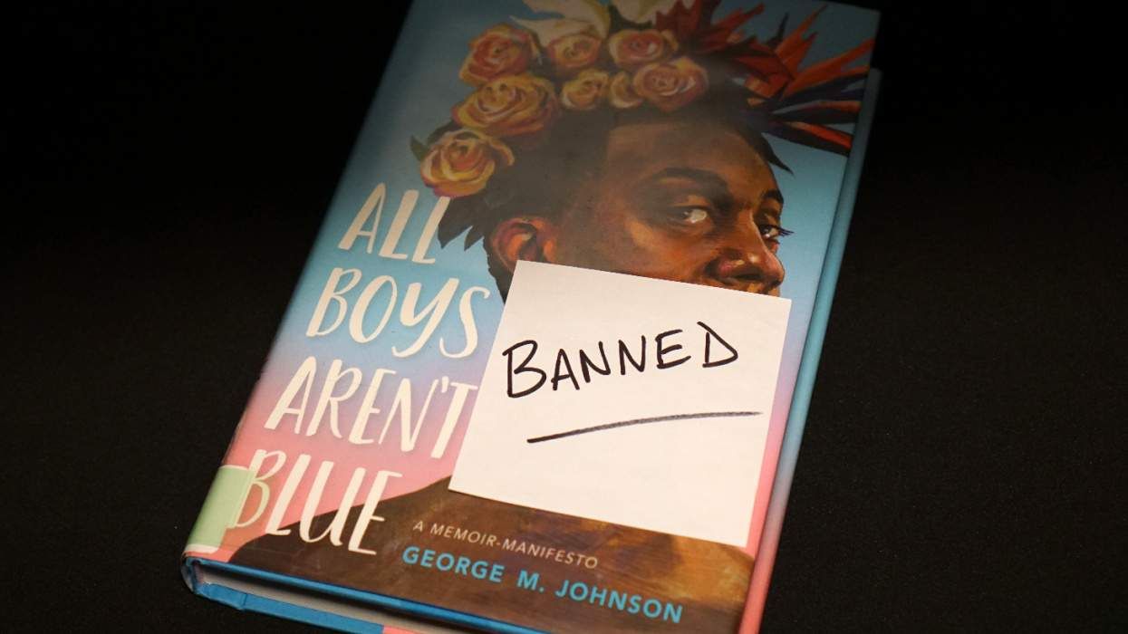 "All Boys Aren't Blue" banned book cover
