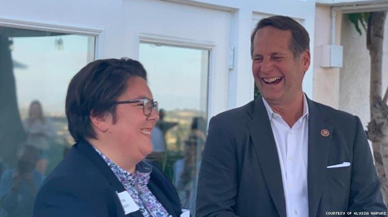 Alyssa Napuri and Harley Rouda