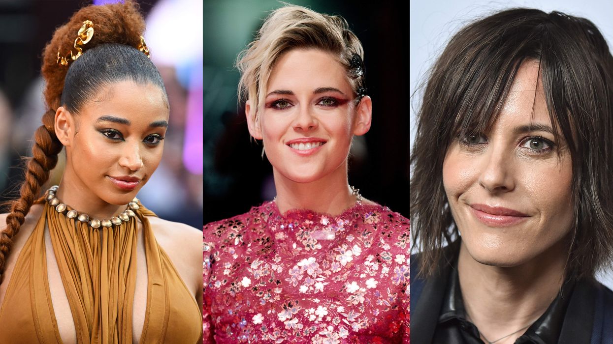 Amandla Stenberg, Kristen Stewart, and Kate Moennig.