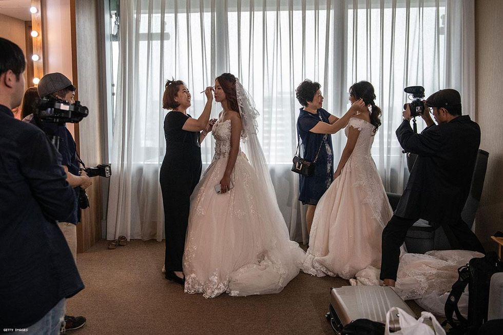 Amber (L) and Yi Lin Pan