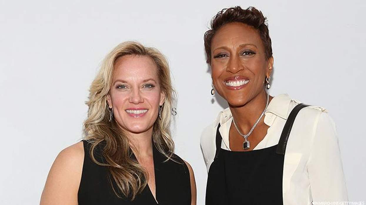 Amber Laign and Robin Roberts
