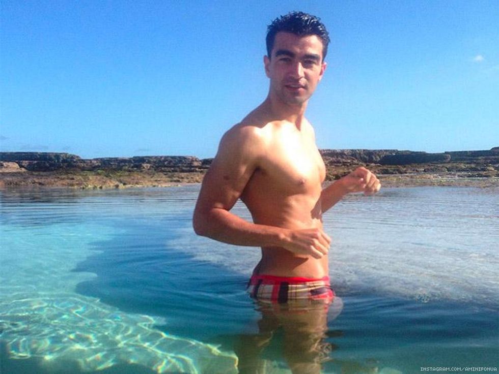 Amini Fonua \u2014 Tonga, swimming