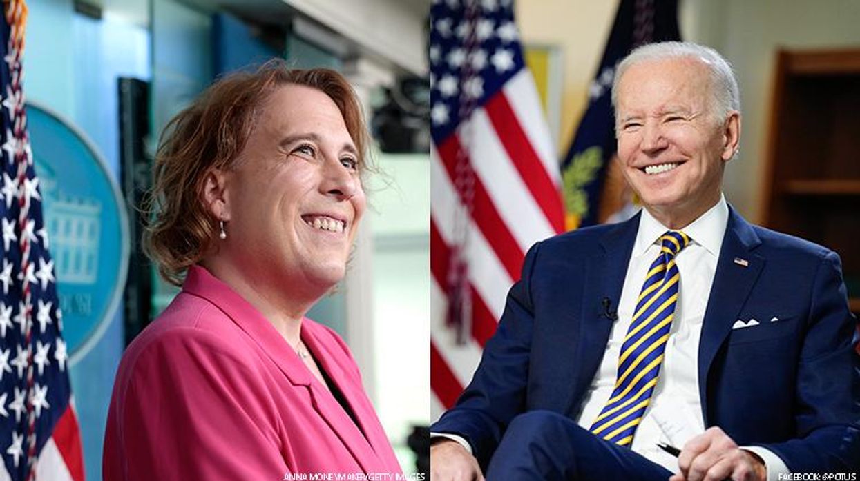 Amy Schneider and Joe Biden