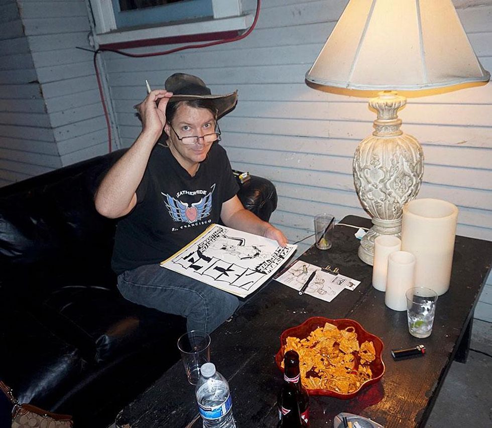 An artist's work is never done.