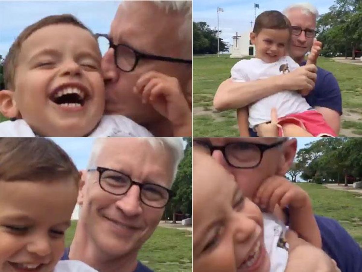 Anderson Cooper and Nephew
