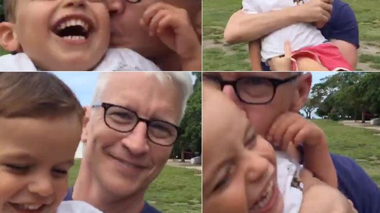 Anderson Cooper and Nephew