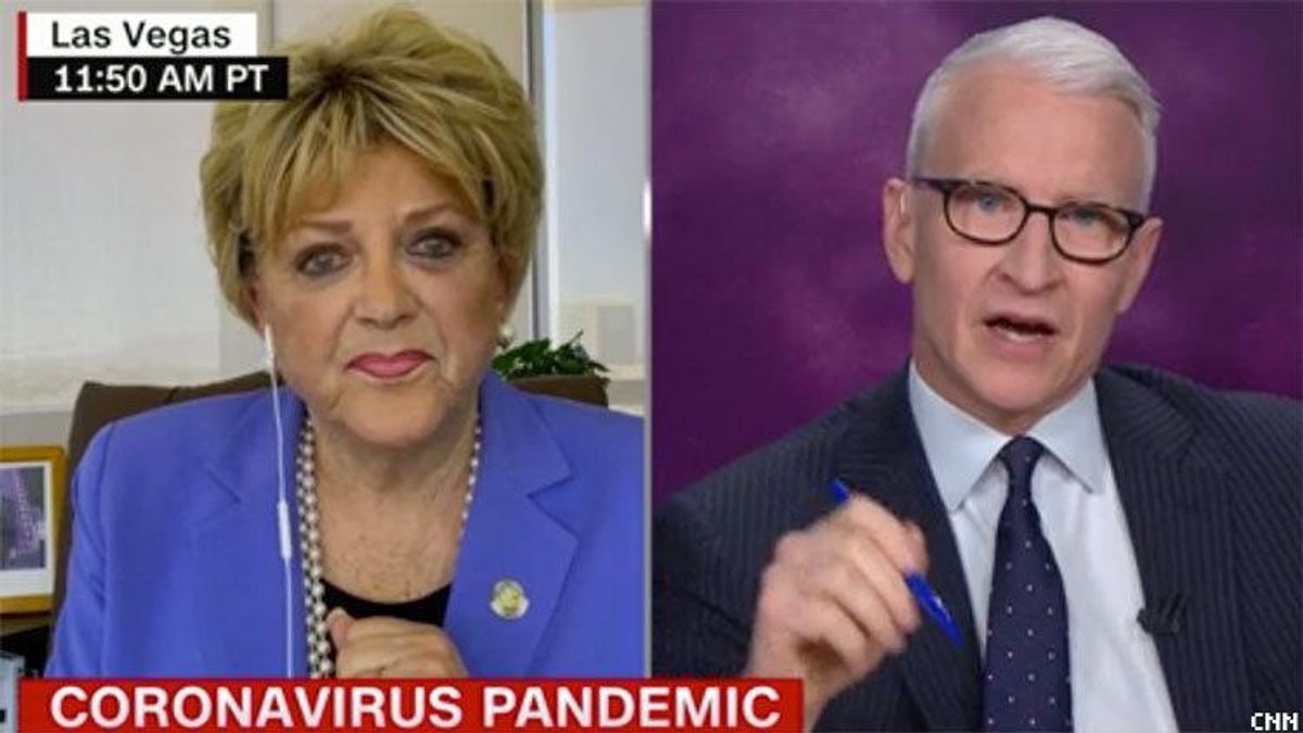 Anderson Cooper wild interview with Las Vegas Mayor Carolyn Goodman leaves him exasperated