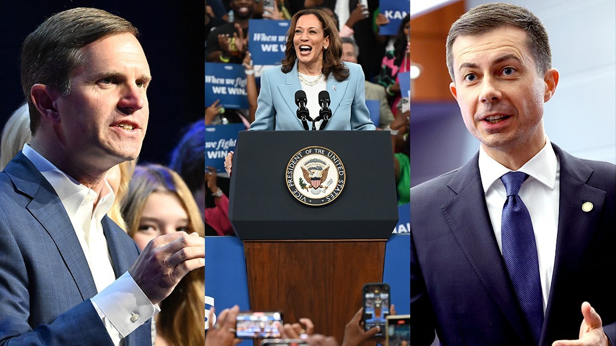 Andy Beshear Kamala Harris ATL rally Pete Buttigieg presidential race 2024 vice president picks LGBTQ records list photo gallery