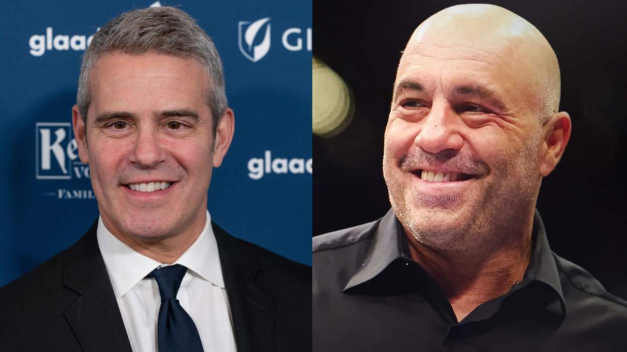 Andy Cohen and Joe Rogan.