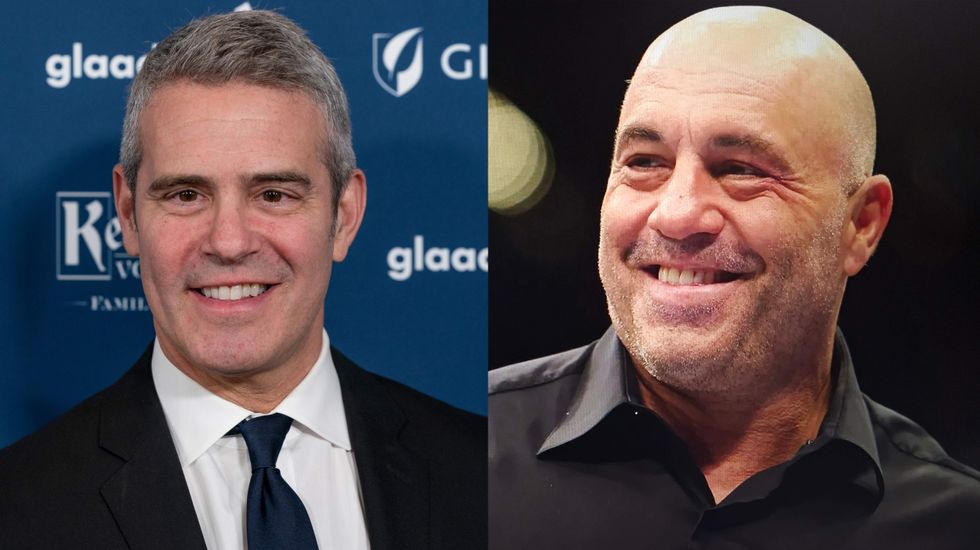 Andy Cohen slams 'f—king idiot' Joe Rogan over political endorsement