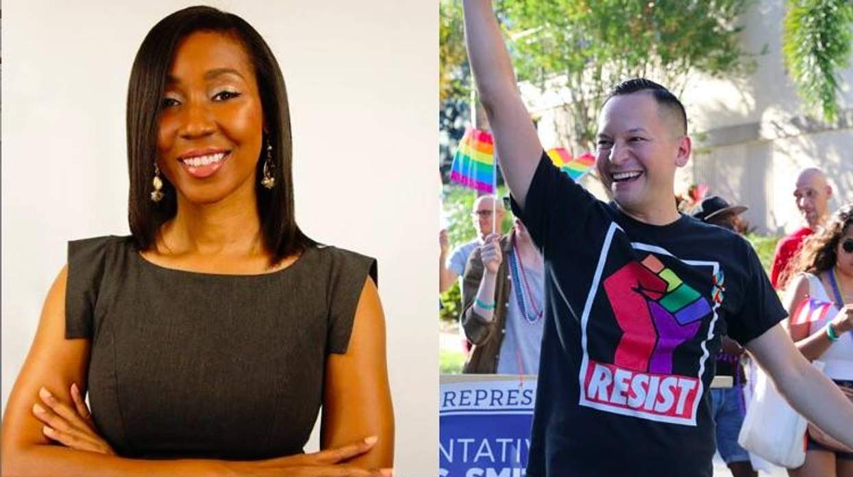 Anika Omphroy and Carlos Guillermo Smith