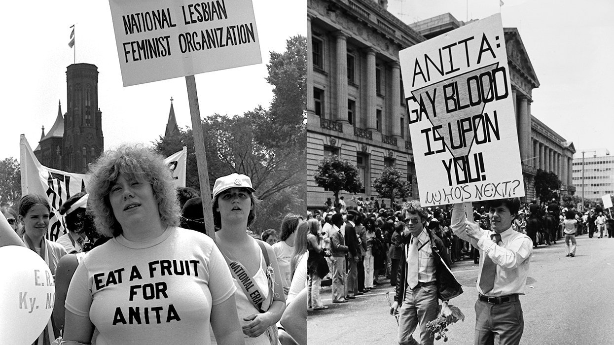 Anita Bryant protest photos