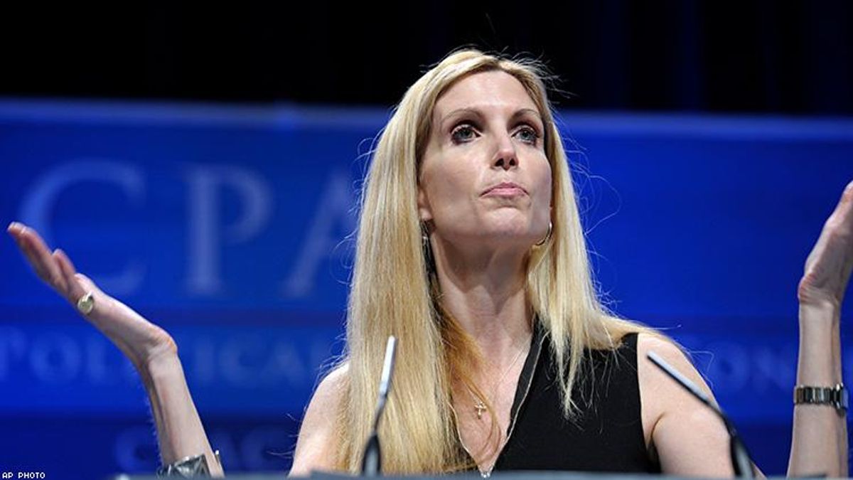 Ann Coulter Dragged for Saying All Hate Crimes Are Hoaxes