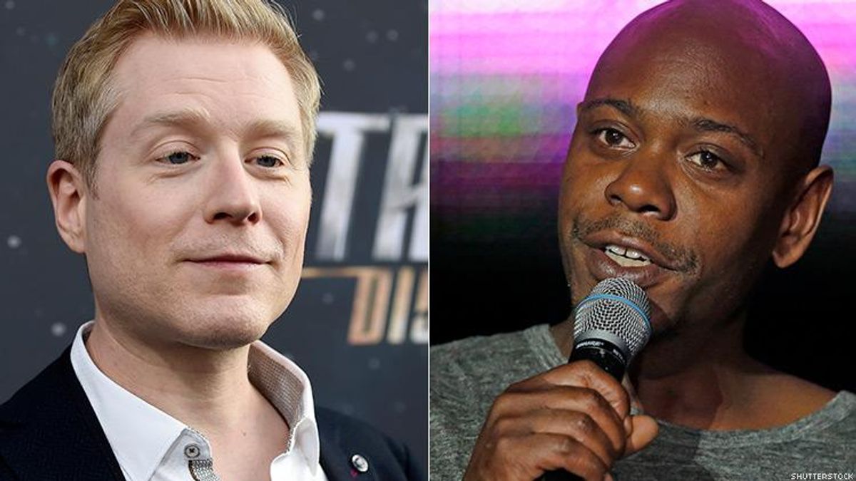 Anthony Rapp and Dave Chappelle