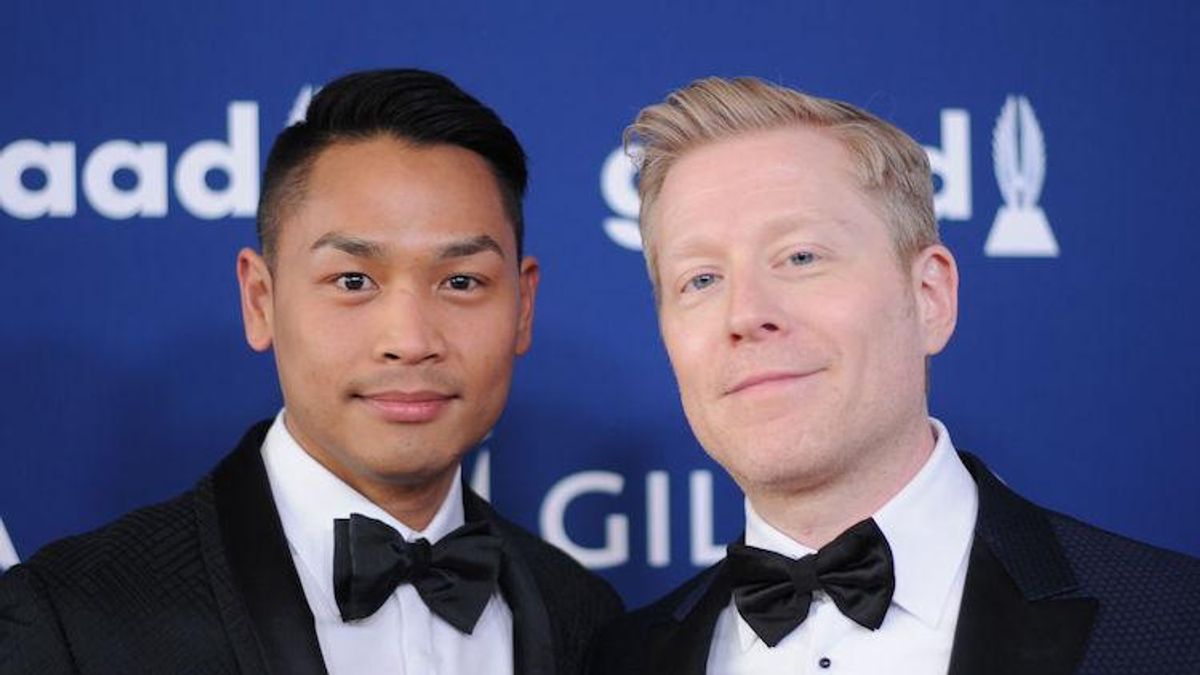 Anthony Rapp (R) and Ken Ithipol