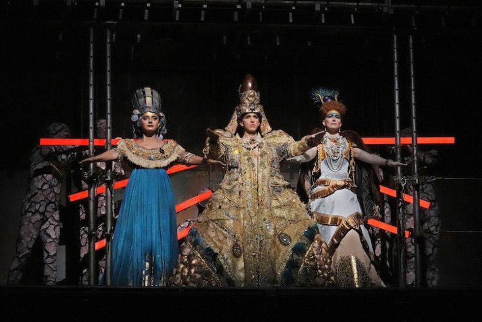 Anthony Roth Costanzo in the title role of Philip Glass's "Akhnaten."