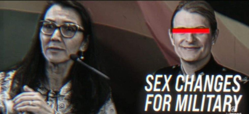 anti-trans ads featuring col. bree fram's image