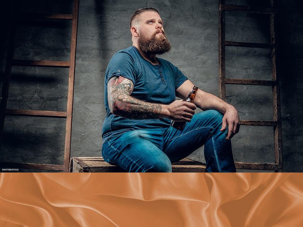 Apricot on left = chubby guy. Apricot on right = chubby chaser.