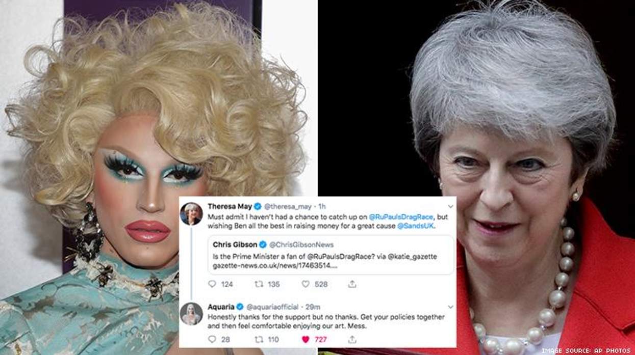 Aquaria and Theresa May