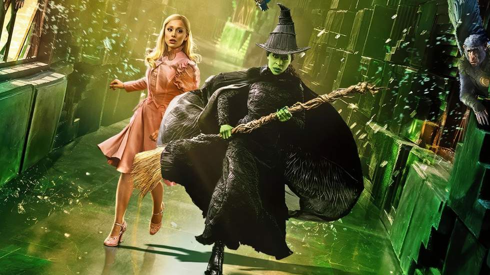 Ariana Grande and Cynthia Erivo in Wicked poster