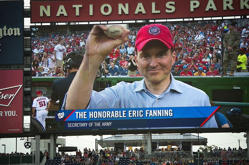 Army Appreciation Day at Nationals Park in Washington, D.C.