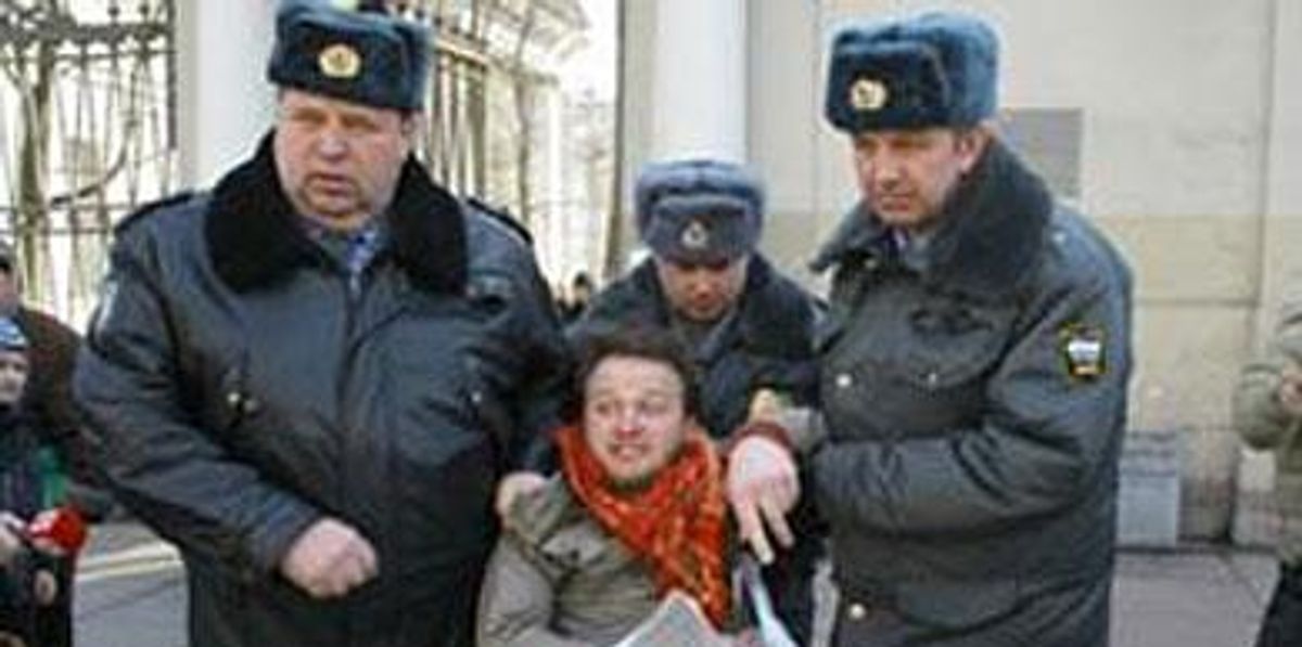 Two Men Arrested After Protesting St Petersburgs Antigay Law | Advocate.com