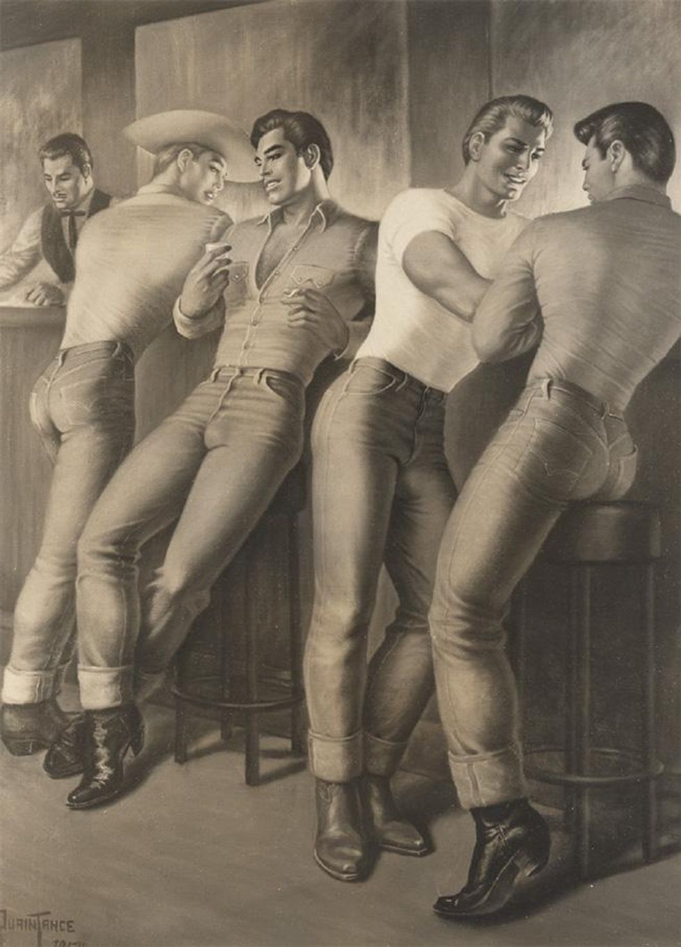 Artwork by George Quaintance