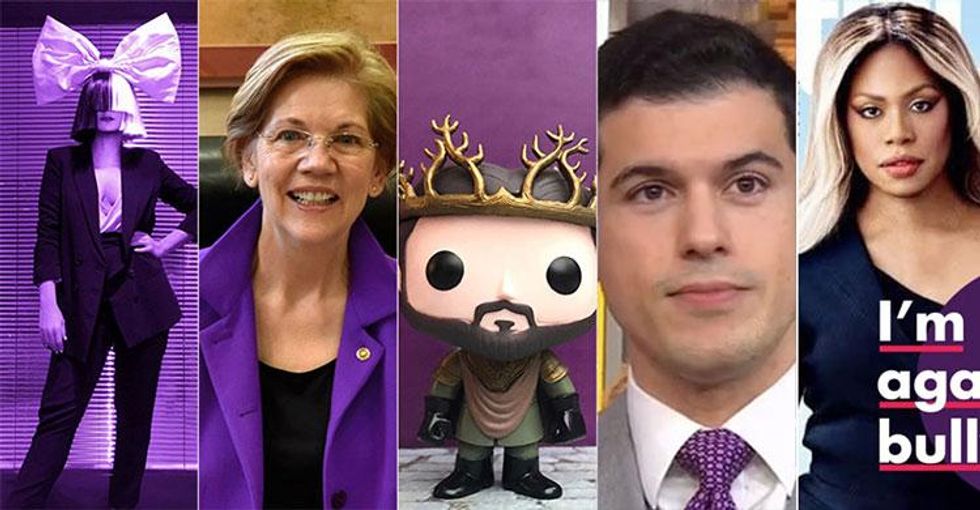 As a part of Spirit Day, celebrities are going purple in support of LGBT Youth and to speak out against the bullying they face. Here are some of our favorite ways this year icons worked to protect LGBTs from suicide and honor those who were lost too soon.