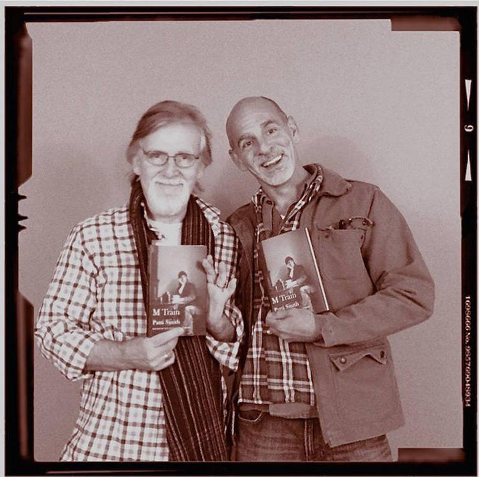 At Patti Smith book launch, Los Angeles, 2015