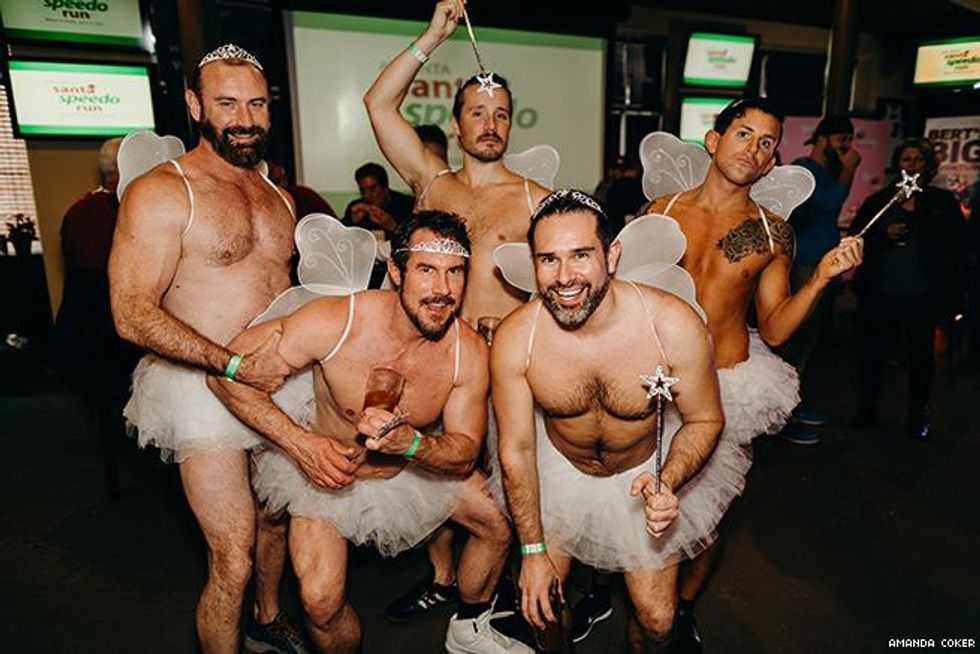 Atlanta Santa Speedo Run Benefiting Bert's Big Adventure