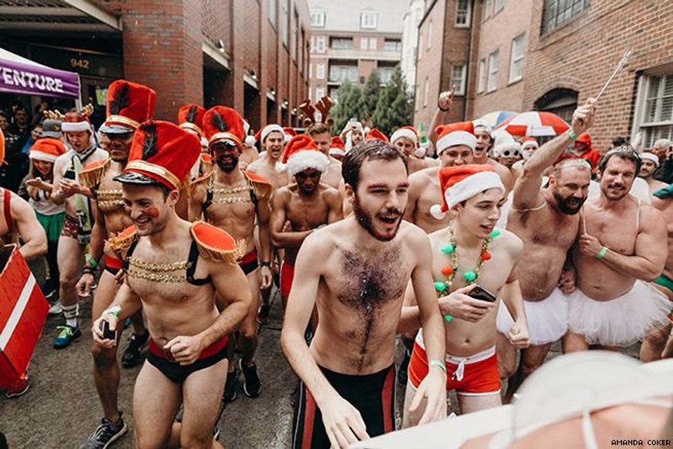 Atlanta Santa Speedo Run Benefiting Bert's Big Adventure