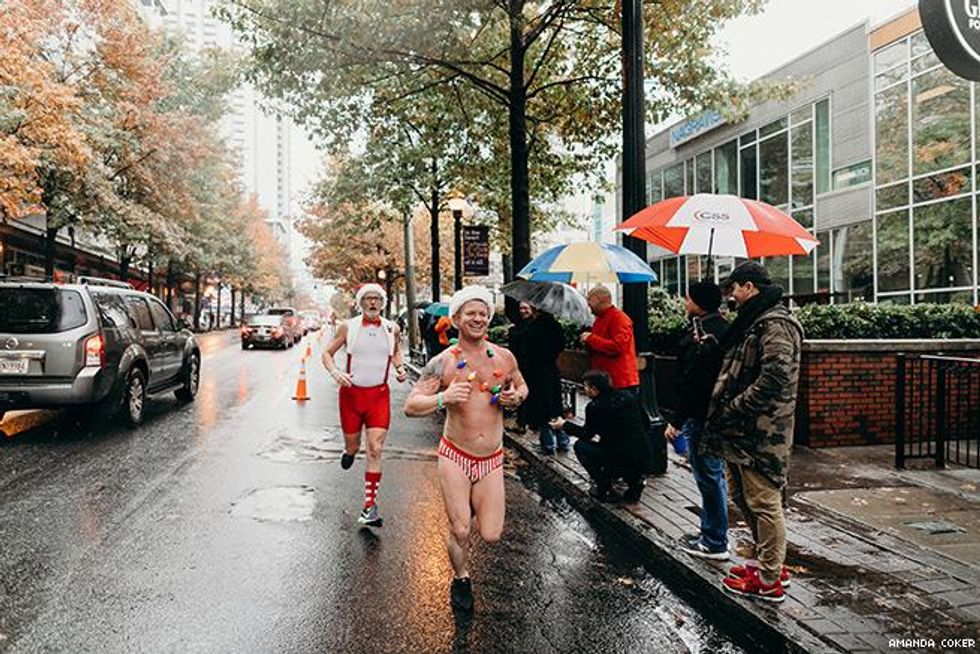 Atlanta Santa Speedo Run Benefiting Bert's Big Adventure