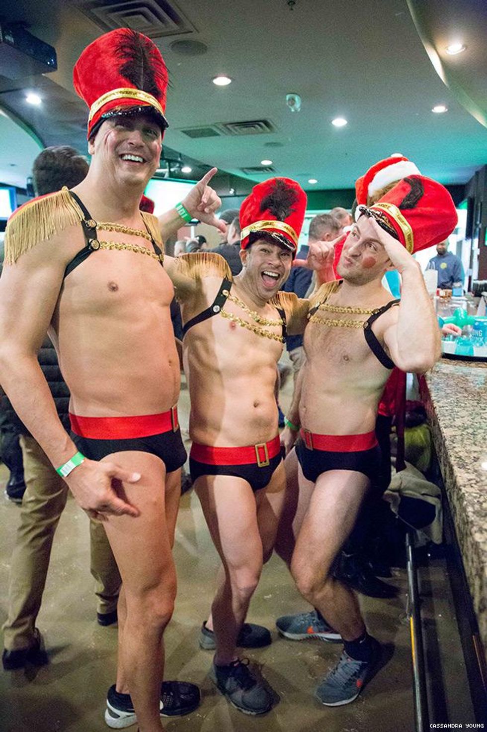 Atlanta Santa Speedo Run Benefiting Bert's Big Adventure