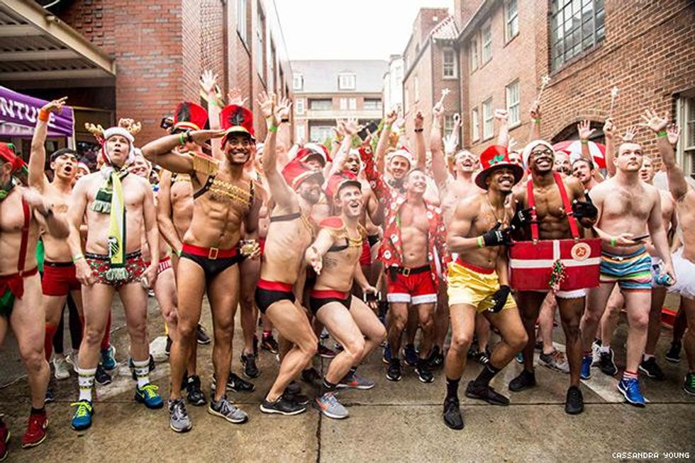 Atlanta Santa Speedo Run Benefiting Bert's Big Adventure