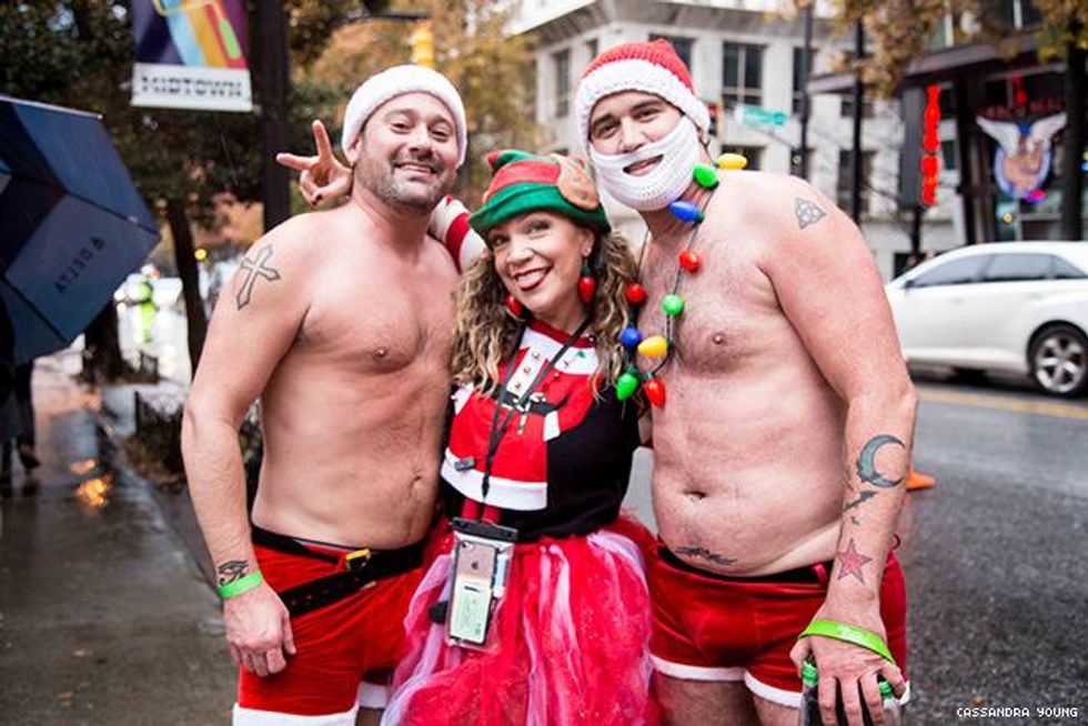 Atlanta Santa Speedo Run Benefiting Bert's Big Adventure